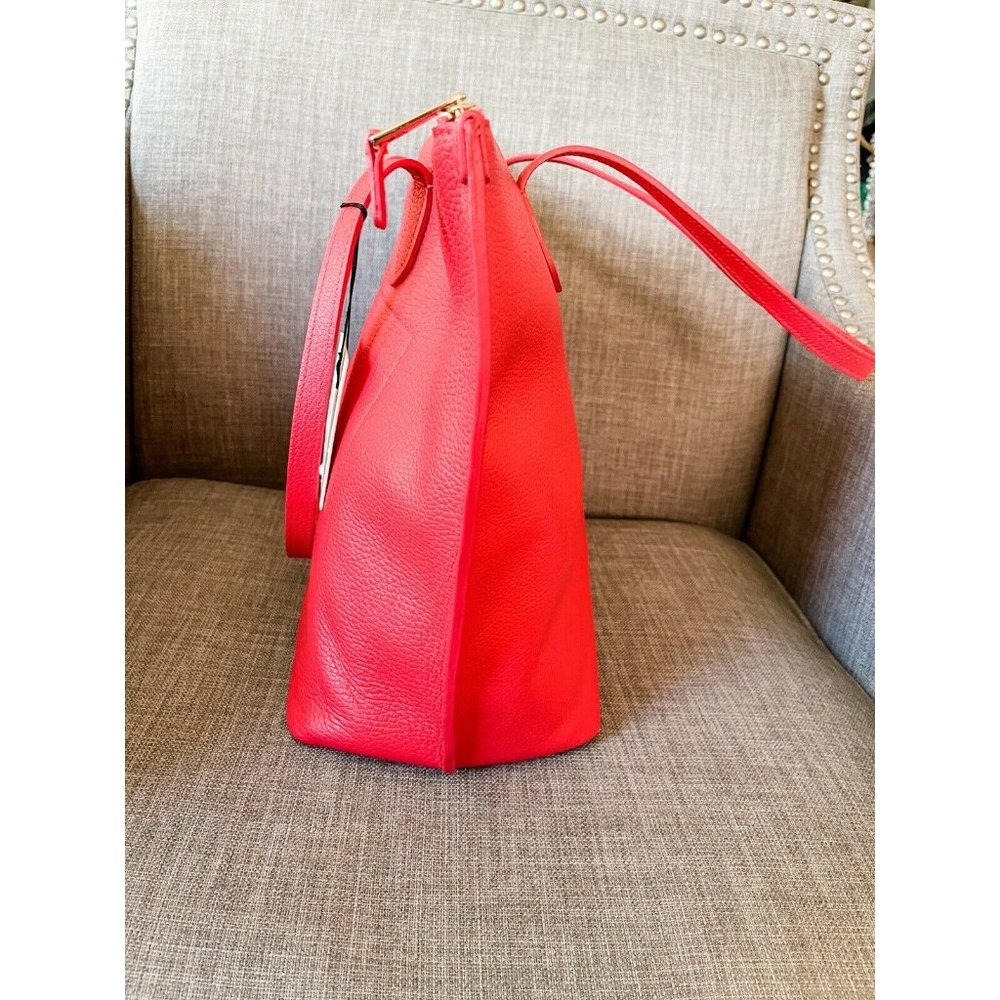 NWT Furla Luce Fragola Leather Tote 1049153 B BAFV - Picture 9 of 11